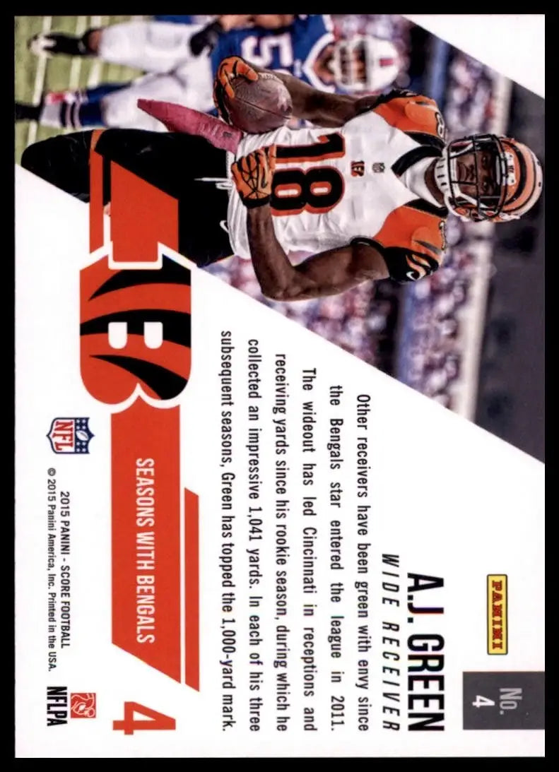 2015 Score - Franchise A.J. Green #4