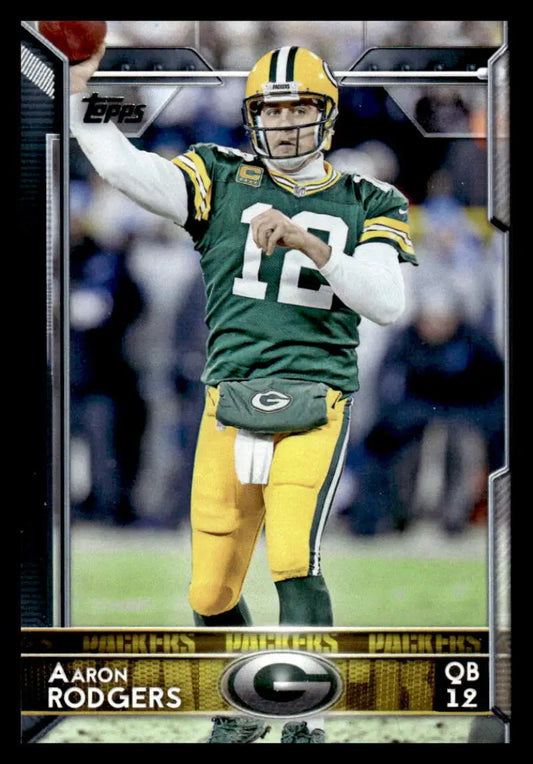 2015 Topps #1 Aaron Rodgers NM-MT Green Bay Packers Football Card