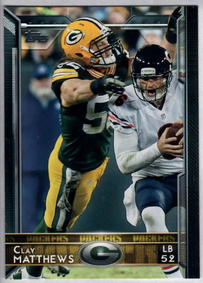 2015 Topps #11 Clay Matthews NM-MT Green Bay Packers Football Card - Football Card Single