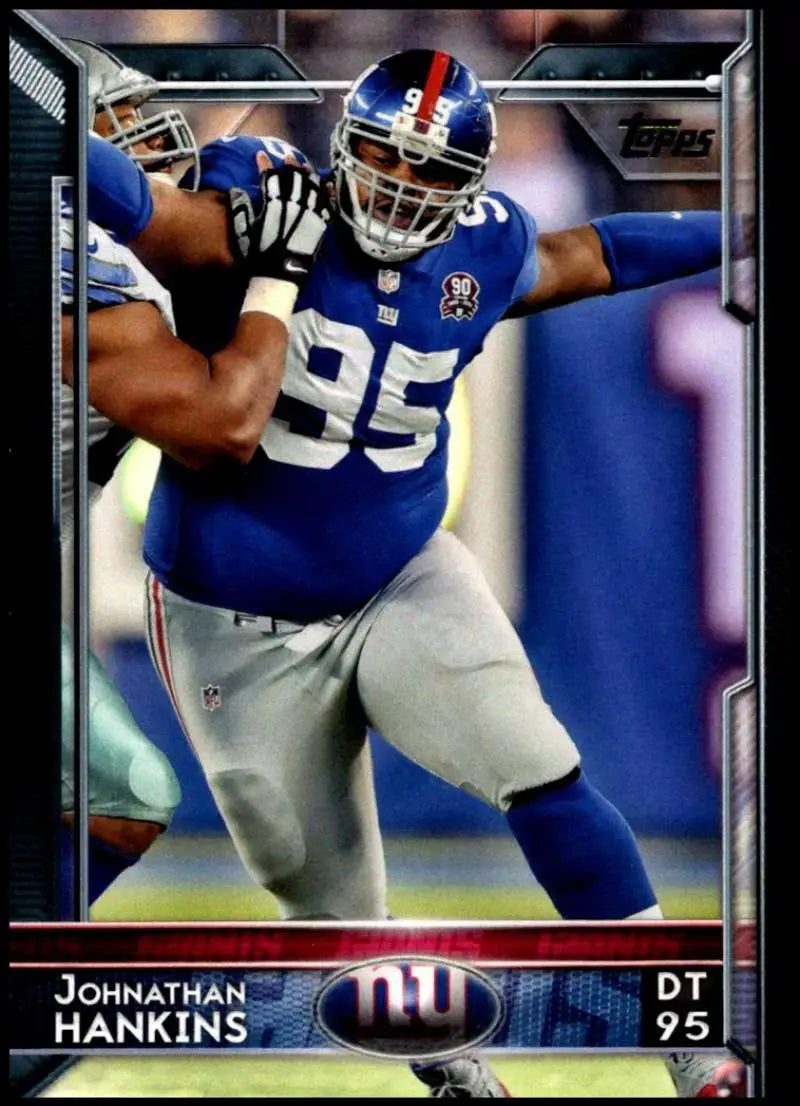 2015 Topps #117 Johnathan Hankins NM-MT New York Giants Football Card - Football Card Single
