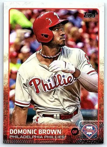 2015 Topps #118 Domonic Brown NM-MT Phillies - Baseball Card Single