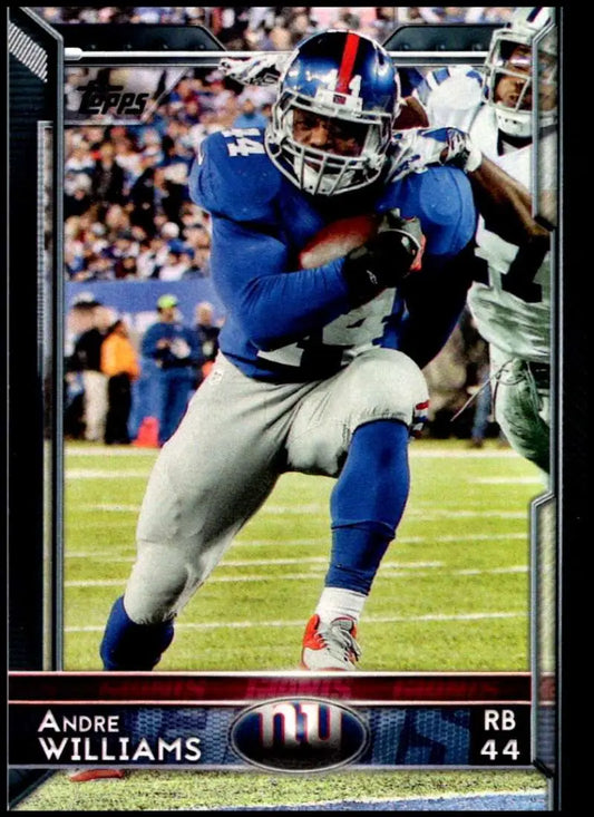 2015 Topps #121 Andre Williams NM-MT New York Giants Football Card