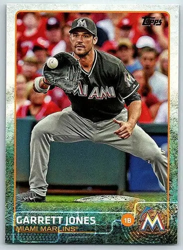 2015 Topps #121 Garrett Jones NM-MT Marlins ID:72219 - Baseball Card Single