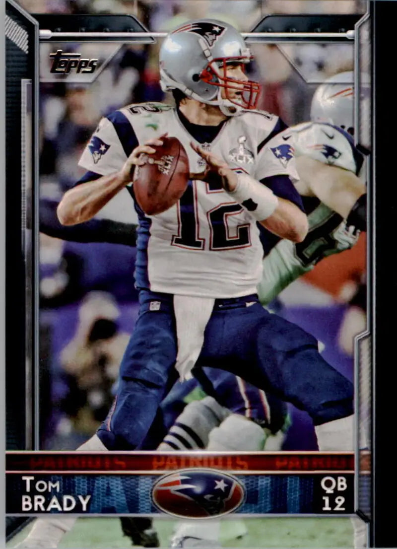 2015 Topps #125 Tom Brady NM-MT New England Patriots Football Card - Football Card Single