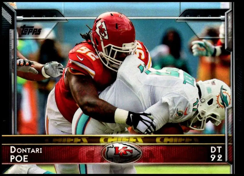 2015 Topps #129 Dontari Poe NM-MT Kansas City Chiefs Football Card - Football Card Single