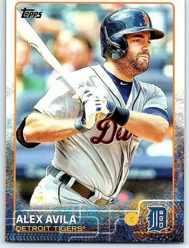 Original gloss 2015 Topps Alex Avila baseball card NM-MT Tigers ID 4054
