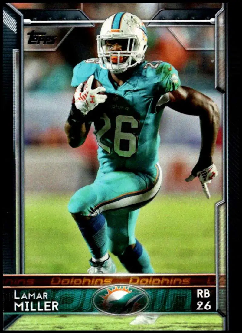2015 Topps #148 Lamar Miller NM-MT Miami Dolphins Football Card - Football Card Single
