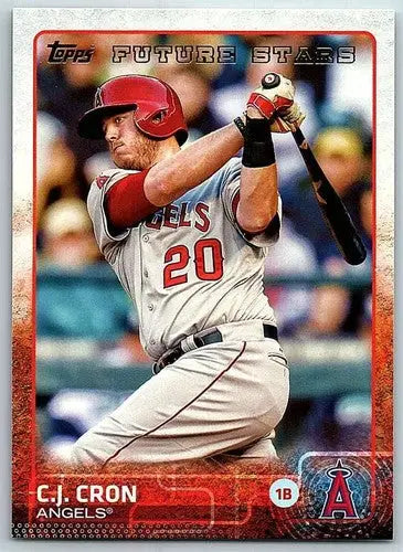 2015 Topps #151 C.J. Cron NM-MT Angels Future Star - Baseball Card Single