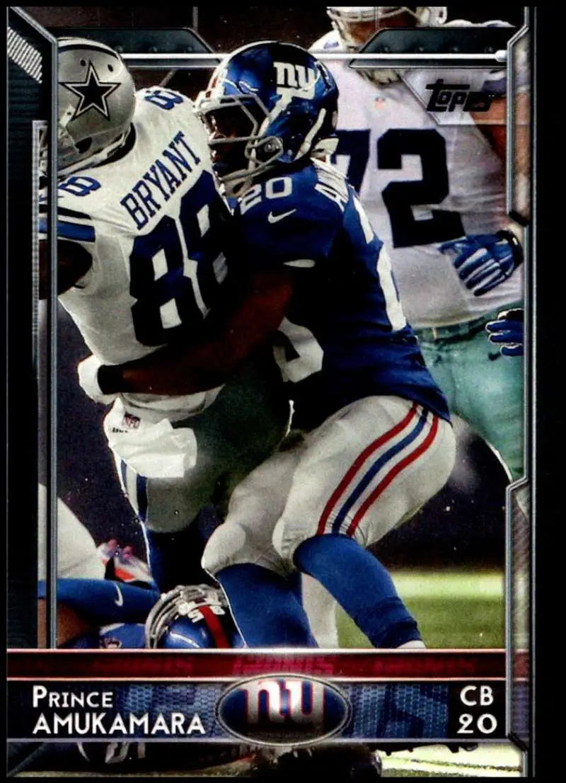 2015 Topps #151 Prince Amukamara NM-MT New York Giants Football Card - Football Card Single