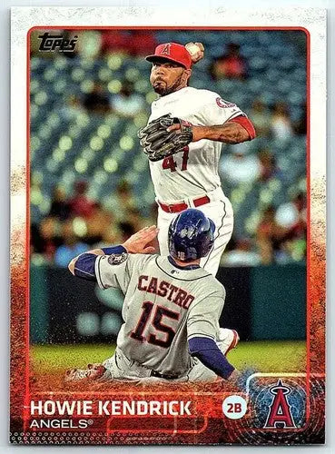 Original gloss Baseball card of Howie Kendrick NM-MT from 2015 Topps #161
