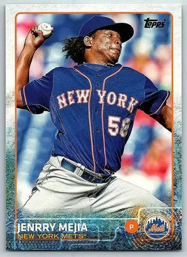 2015 Topps #166 Jenrry Mejia NM-MT Mets ID:11343 - Baseball Card Single