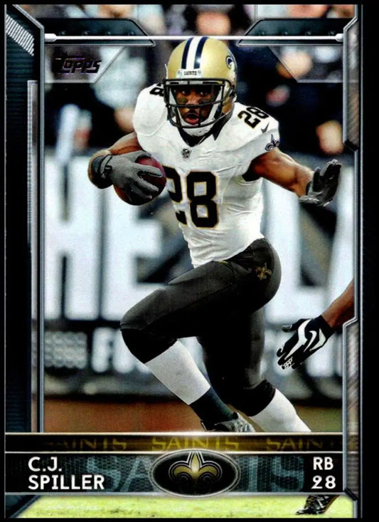 2015 Topps #168 C.J. Spiller NM-MT New Orleans Saints Football Card - Football Card Single