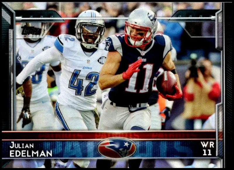 2015 Topps #170 Julian Edelman NM-MT New England Patriots Football Card - Football Card Single