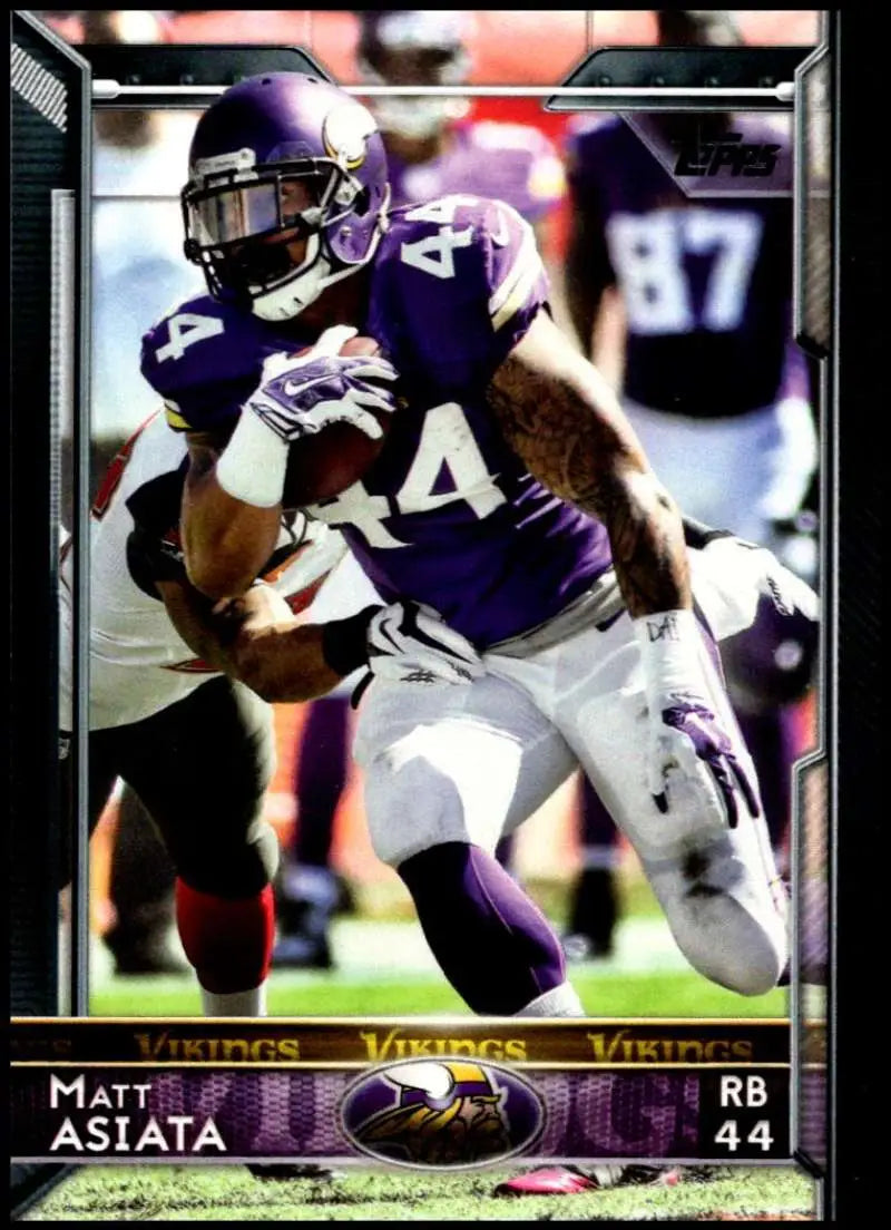 2015 Topps #174 Matt Asiata NM-MT Minnesota Vikings Football Card - Football Card Single