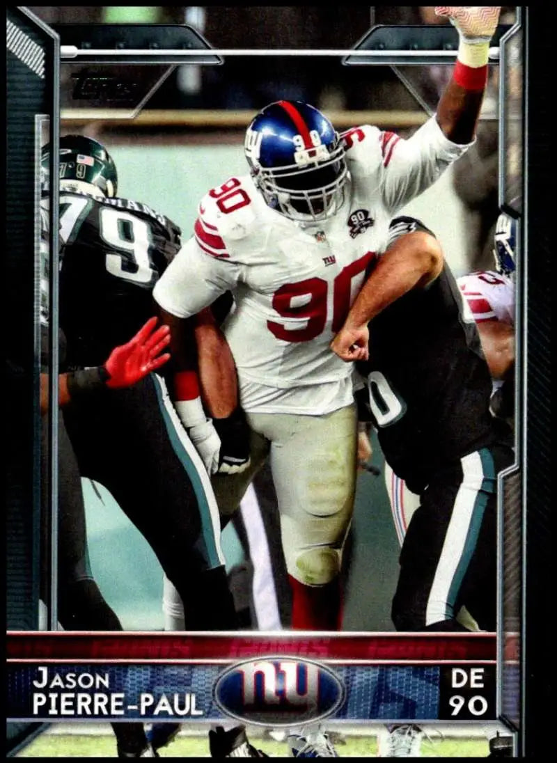 2015 Topps #186 Jason Pierre-Paul NM-MT New York Giants Football Card - Football Card Single