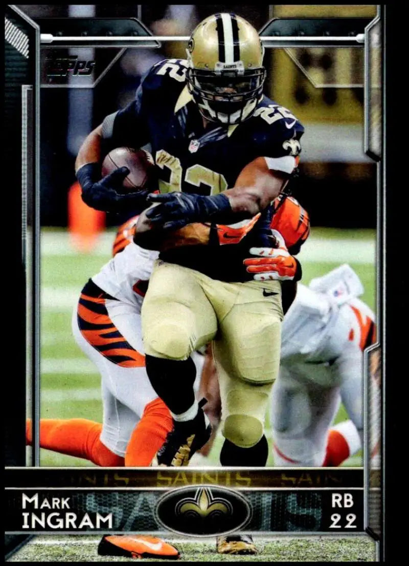 2015 Topps #189 Mark Ingram NM-MT New Orleans Saints Football Card - Football Card Single