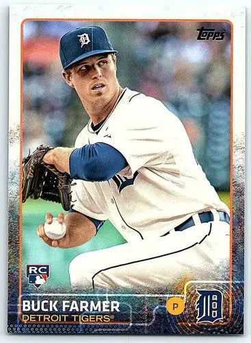 2015 Topps #193 Buck Farmer NM-MT RC Rookie Tigers ID:5467 - Baseball Card Single