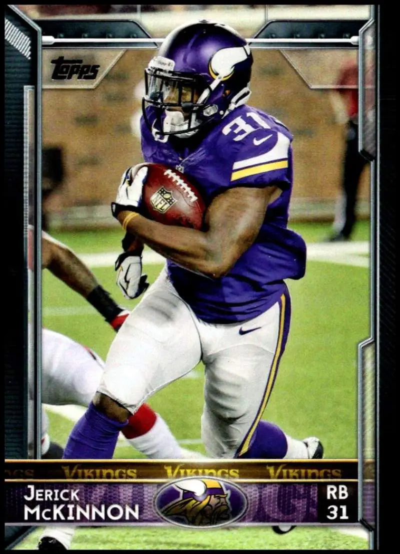 2015 Topps #196 Jerick McKinnon NM-MT Minnesota Vikings Football Card - Football Card Single