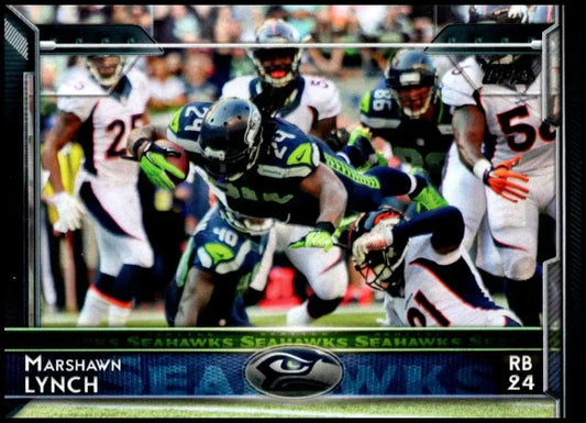 2015 Topps #206 Marshawn Lynch NM-MT Seattle Seahawks Football Card