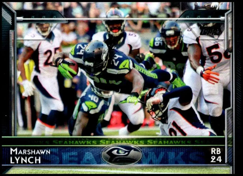 2015 Topps #206 Marshawn Lynch NM-MT Seattle Seahawks Football Card - Football Card Single