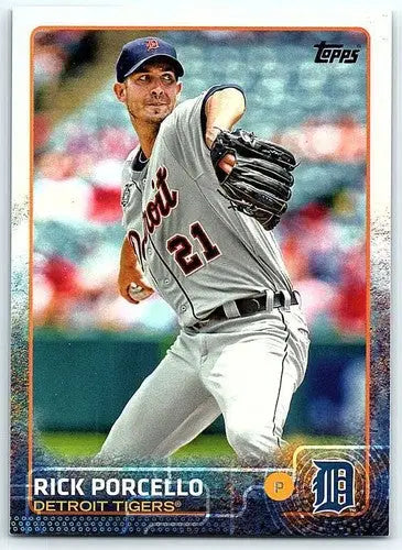 2015 Topps #206 Rick Porcello NM-MT Tigers ID:72818 - Baseball Card Single