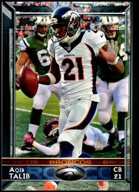 2015 Topps #21 Aqib Talib NM-MT Denver Broncos Football Card