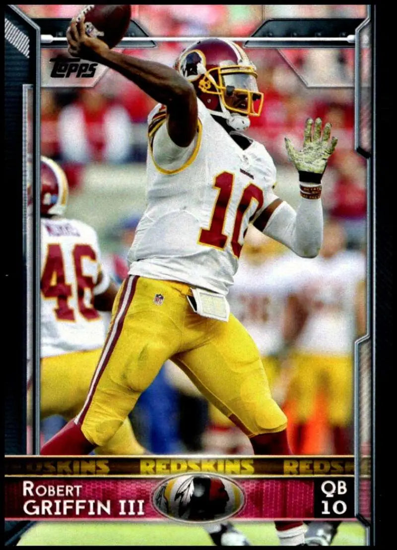 2015 Topps #219 Robert Griffin III NM-MT Washington Redskins Football Card - Football Card Single