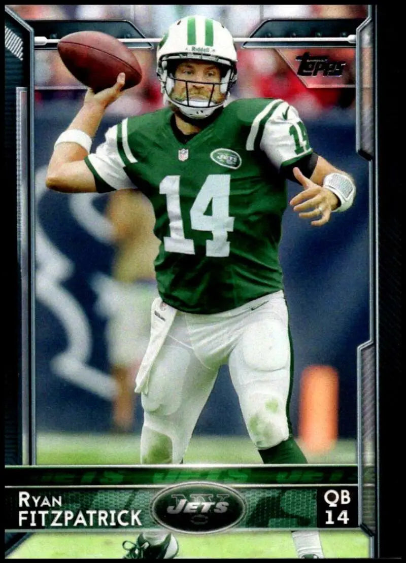 2015 Topps #22 Ryan Fitzpatrick NM-MT New York Jets Football Card - Football Card Single