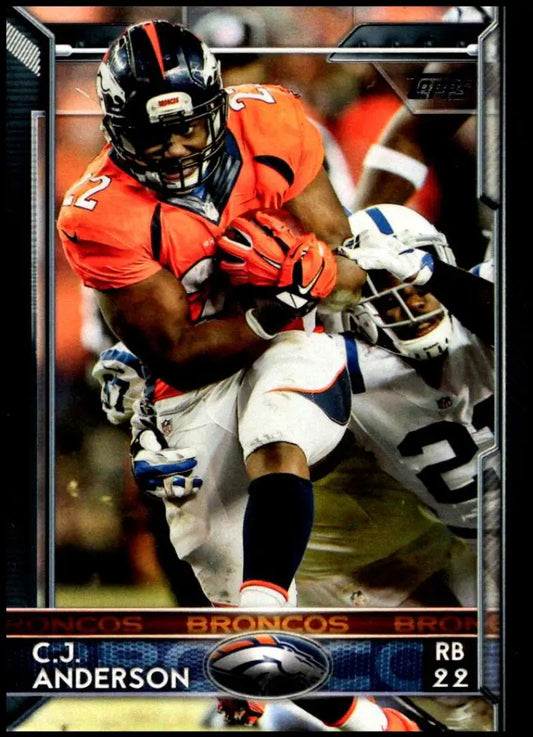 2015 Topps #220 C.J. Anderson NM-MT Denver Broncos Football Card
