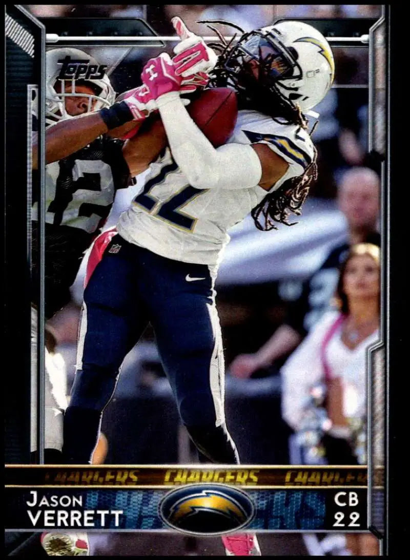 2015 Topps #227 Jason Verrett NM-MT San Diego Chargers Football Card - Football Card Single
