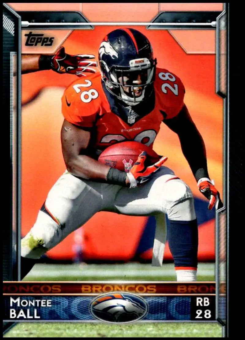 2015 Topps #23 Montee Ball NM-MT Denver Broncos Football Card - Football Card Single