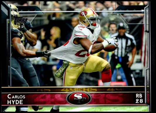 2015 Topps #234 Carlos Hyde NM-MT San Francisco 49ers Football Card - Football Card Single
