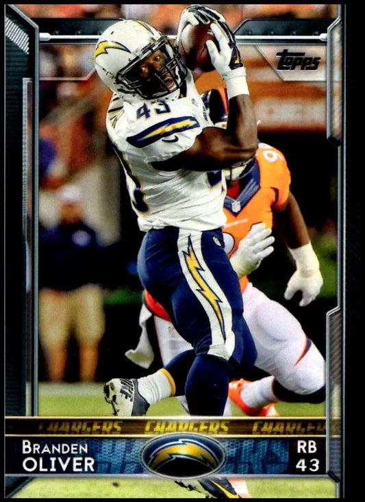 2015 Topps #236 Branden Oliver NM-MT San Diego Chargers Football Card - Football Card Single