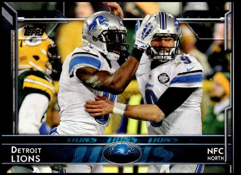 2015 Topps #241 Detroit Lions NM-MT Detroit Lions Football Card - Football Card Single