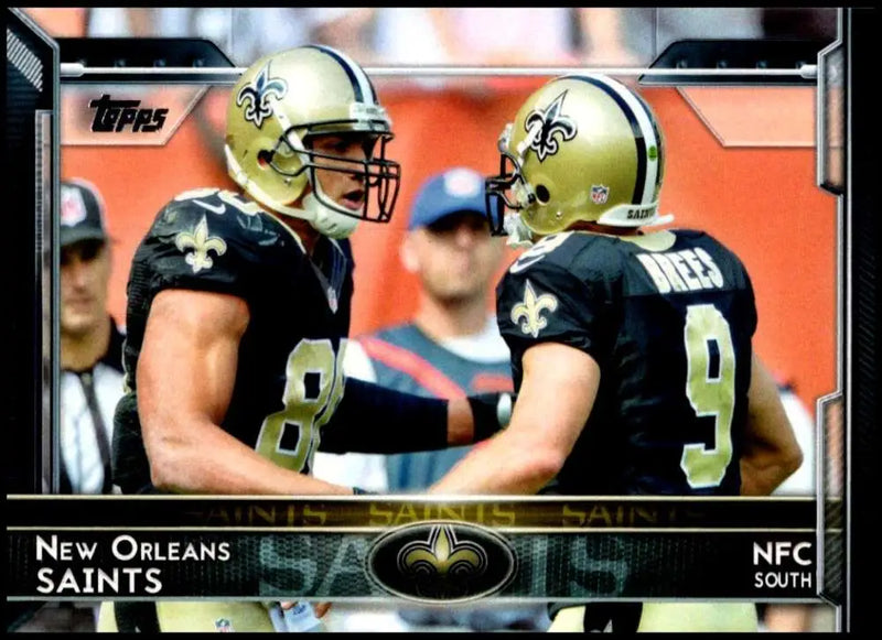2015 Topps #242 New Orleans Saints NM-MT New Orleans Saints Football Card - Football Card Single