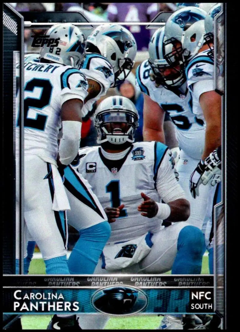 2015 Topps #244 Carolina Panthers NM-MT Carolina Panthers Football Card - Football Card Single
