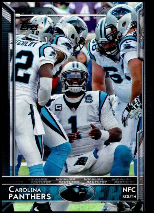 2015 Topps #244 Carolina Panthers NM-MT Carolina Panthers Football Card - Football Card Single