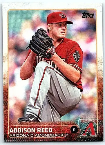 Addison Reed baseball card with original gloss from 2015 Topps NM-MT Diamondbacks
