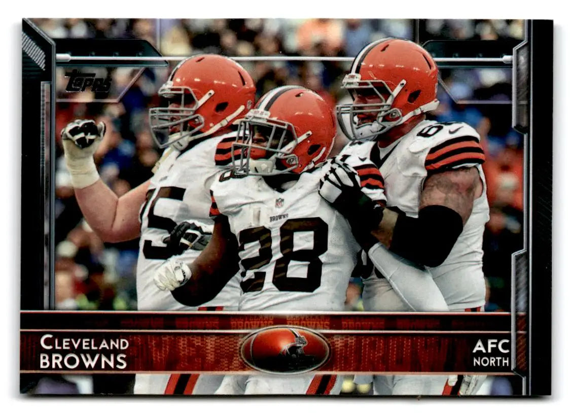 2015 Topps #248 Cleveland Browns - Football Card Single