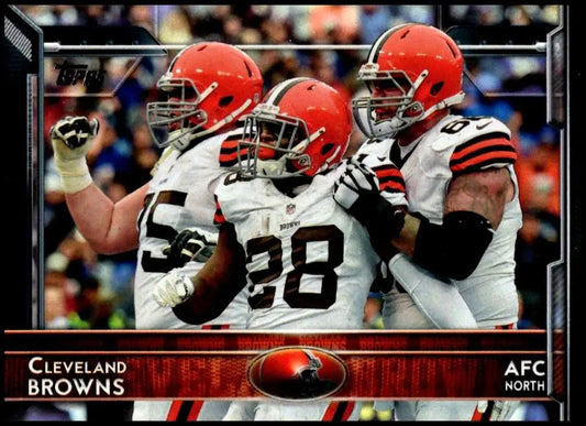 2015 Topps #248 Cleveland Browns NM-MT Cleveland Browns Football Card