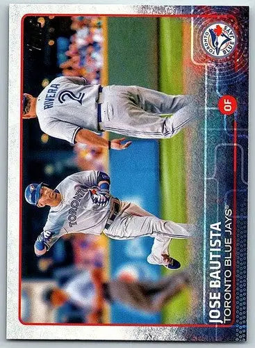 2015 Topps #25 Jose Bautista NM-MT Blue Jays - Baseball Card Single