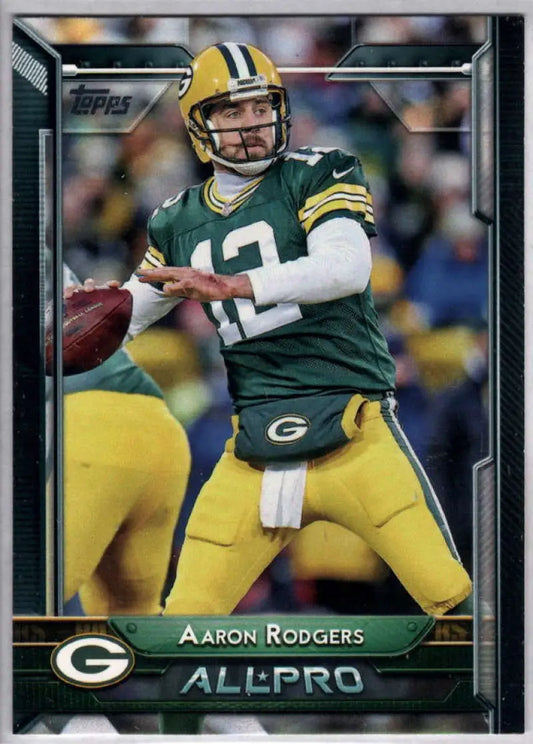 2015 Topps #252 Aaron Rodgers NM-MT Green Bay Packers Football Card