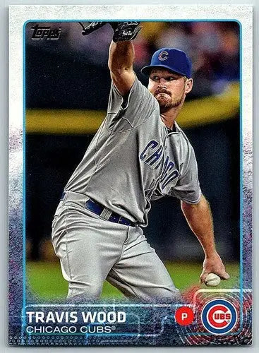 2015 Topps #252 Travis Wood NM-MT Cubs - Baseball Card Single