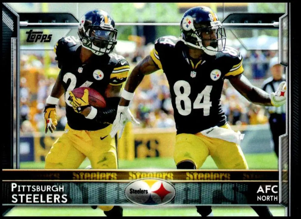 2015 Topps #262 Pittsburgh Steelers NM-MT Pittsburgh Steelers Football Card - Football Card Single