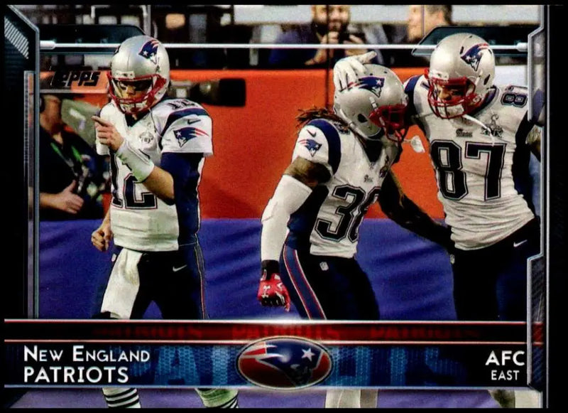 2015 Topps #264 New England Patriots NM-MT New England Patriots Football Card