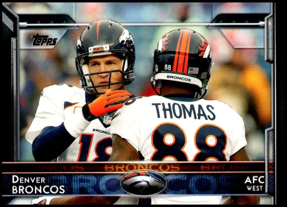 2015 Topps #270 Denver Broncos NM-MT Denver Broncos Football Card - Football Card Single