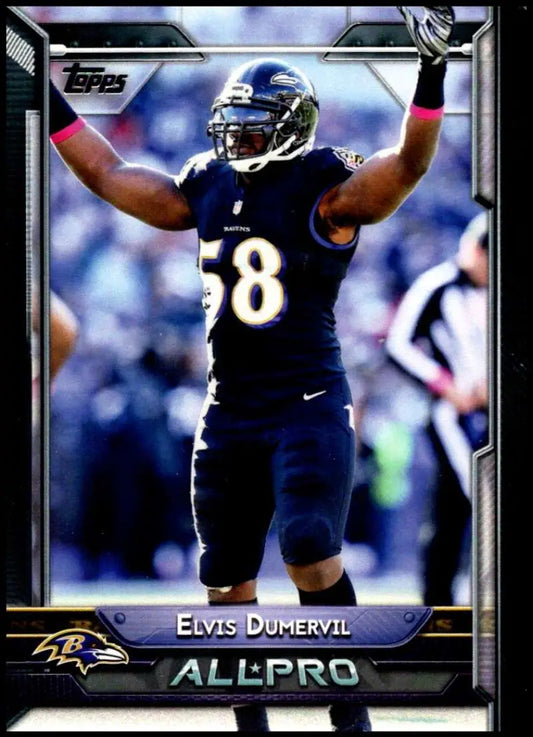2015 Topps #271 Elvis Dumervil NM-MT Baltimore Ravens Football Card