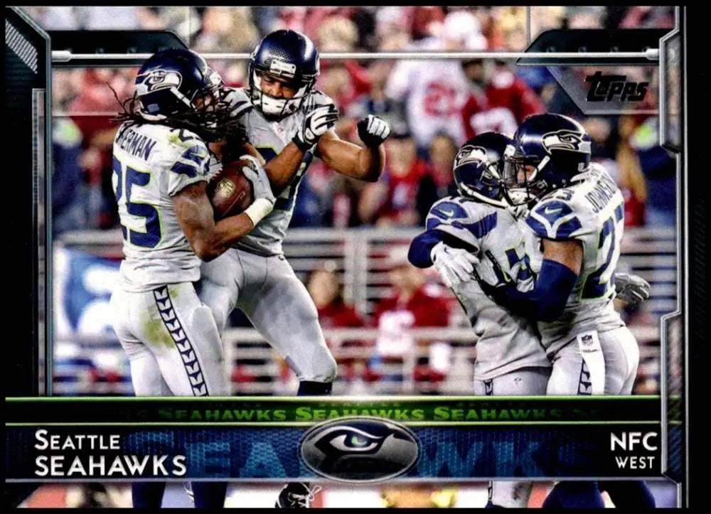 2015 Topps #276 Seattle Seahawks NM-MT Seattle Seahawks Football Card - Football Card Single