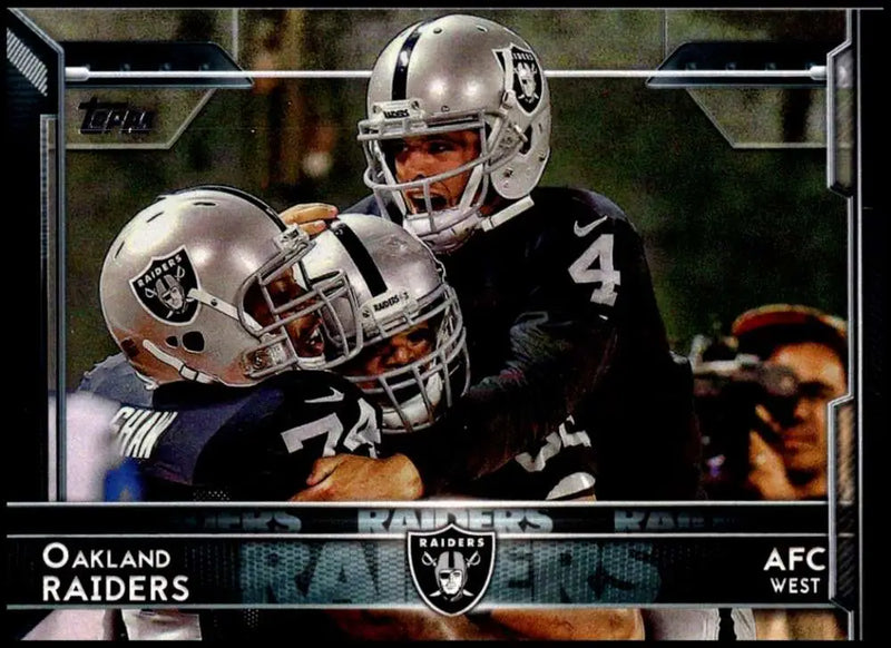 2015 Topps #291 Oakland Raiders NM-MT Oakland Raiders Football Card - Football Card Single
