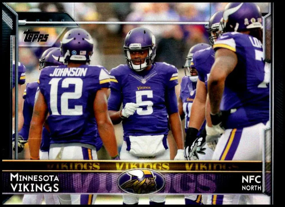 2015 Topps #292 Minnesota Vikings NM-MT Minnesota Vikings Football Card - Football Card Single